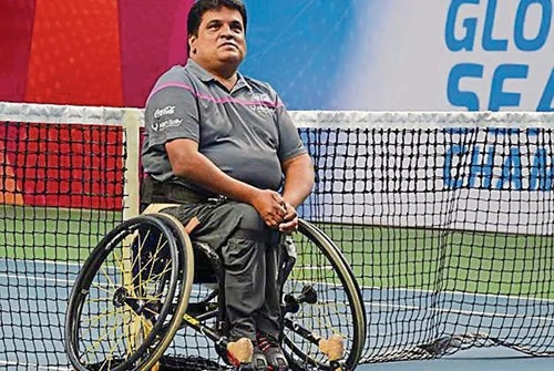 H. Boniface Prabhu Wheelchair Tennis Champion