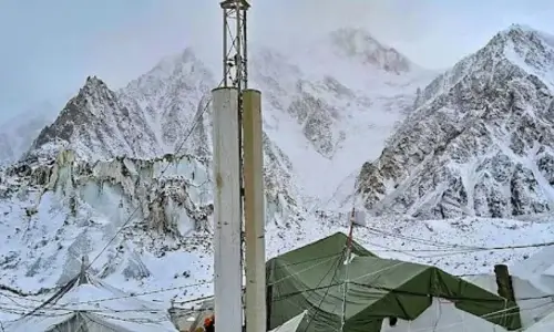 Indian Army's Optical Fibre Installation at Siachen