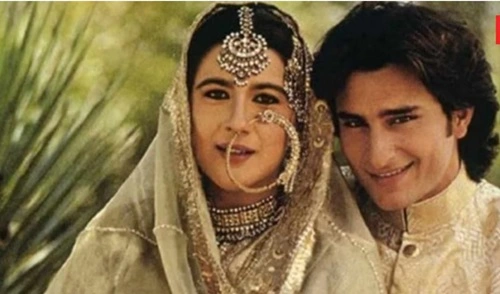 Amrita Singh and Saif Ali Khan