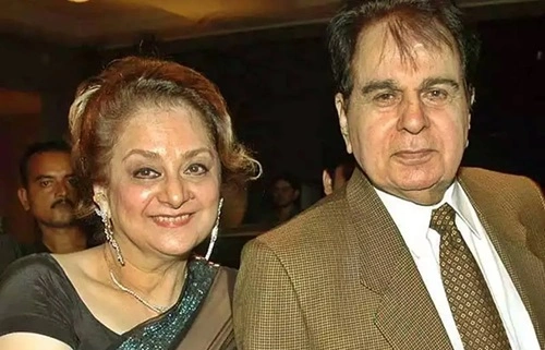 Dilip Kumar and Saira Banu