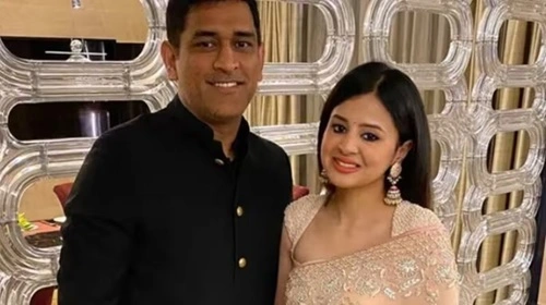 MS Dhoni and Sakshi Dhoni