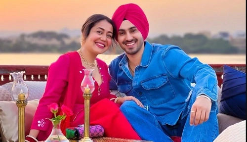 Neha Kakkar and Rohanpreet Singh