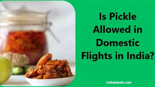 Pickle Allowed in Domestic Flights