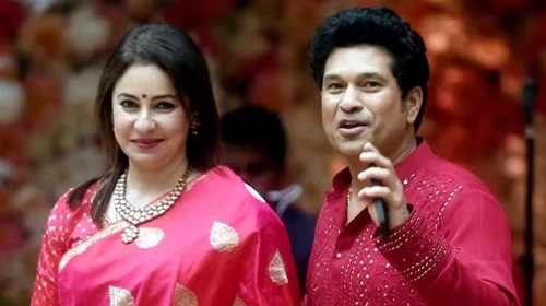 Sachin Tendulkar and Anjali Tendulkar