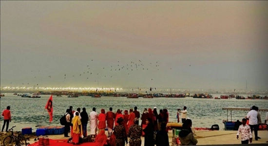 Ganga Arti at Sangam Ghat