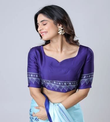 Sweetheart Neck Blouse